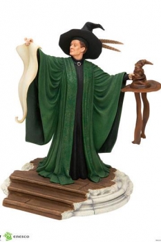 Harry Potter Statue Professor McGonagall mit Sprechendem Hut 25 cm