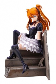 Neon Genesis Evangelion PVC Statue 1/7 Asuka Sohryu Langley Gothic & Lolita Costume ver. 18 cm