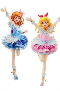 Aikatsu! PVC Statuen Doppelpack Lucrea - Akari & Ichigo Cosmoc Ver. 22 cm
