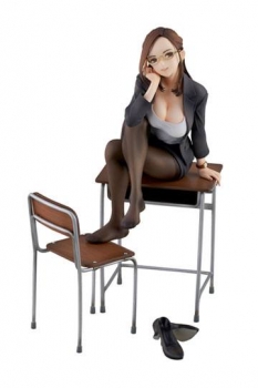 Original Character PVC Statue Miru Tights Yuiko Sensei (May disease? Should I cure it?) 20 cm