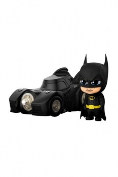 Batman (1989) Cosbaby Minifiguren Batman with Batmobile 12 cm