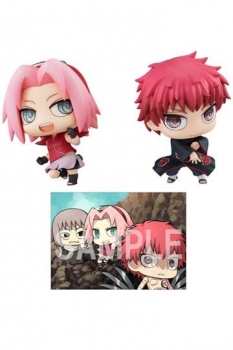 Naruto Chimimega Buddy Series Minifiguren 2er-Pack Sakura & Sasori DX 7 cm