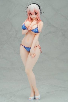 Nitro Super Sonic PVC Statue 1/6 Super Sonico Paisura Bikini Ver. 28 cm