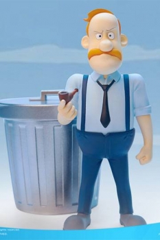 Inspector Gadget Mega Hero Actionfigur 1/12 Quimby 13 cm
