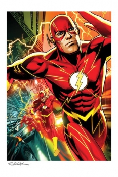 DC Comics Kunstdruck The Flash 46 x 61 cm - ungerahmt Weltweit limitiert auf 350 Stück!