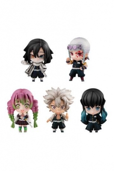 Demon Slayer: Kimetsu no Yaiba Sammelfiguren 5er-Pack Tanjiro & The Hashira Mascot Set B 5 cm