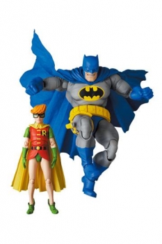 Batman - Die Rückkehr des Dunklen Ritters MAF EX Actionfiguren Batman Blue Version & Robin 11- 16 cm