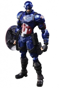 Marvel Universe Bring Arts Actionfigur Captain America by Tetsuya Nomura 16 cm