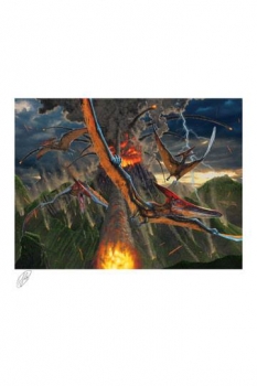 Original Artist Series Kunstdruck Eruption by Vincent Hie 41 x 51 cm - ungerahmt Weltweit limitiert auf 150 Stück!