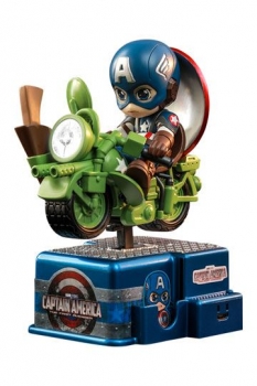 Marvel Comics CosRider Minifigur mit Sound und Leuchtfunktion Captain America 15 cm