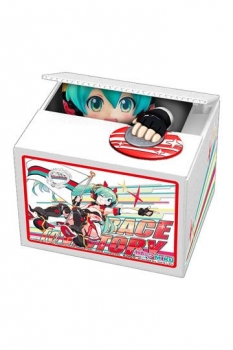 Hatsune Miku GT Project PVC Spardose mit Sound Racing Miku 2020 Ver. Chatting Bank 005 12 cm