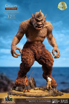 Sindbads siebente Reise Soft Vinyl Statue Ray Harryhausens Cyclops Deluxe Version 32 cm Weltweit auf 300 Stück limitiert.