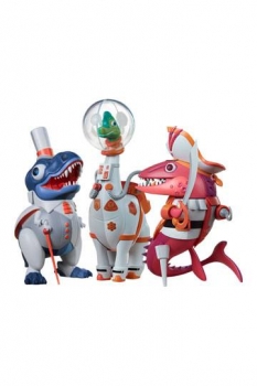 Whaleontology Designer Series Vinyl Statuen Dino Set by Tom Whalen 24 cm