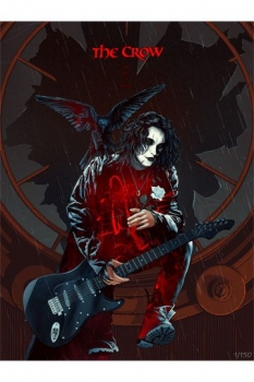 The Crow Kunstdruck Real Love Is Forever 46 x 61 cm - ungerahmt Weltweit limitiert auf 310 Stück!