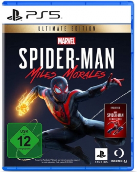 Spiderman Miles Morales  Ultimate inkl. Spiderman Remastered - Playstation 5