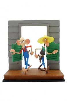 Lucky Luke BANG BANG! Collection Statue The Rivals of Painful Gulch 19 cm  Weltweit auf 200 Stück limitiert!