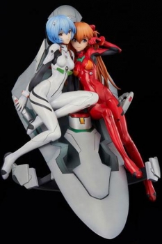 Neon Genesis Evangelion PVC Statue Rei & Asuka Twinmore Object 23 cm