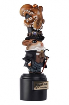 Mitsuji Kamata x Manas SUM PVC Statue Octopus Hum 19 cm