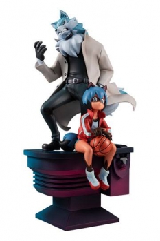 BNA: Brand New Animal PVC Statue Michiru Kagemori & Shirou Ogami 25 cm