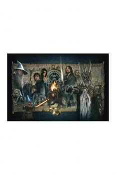 Herr der Ringe Giclee Kunstdruck The Fellowship of the Ring 61 x 91 cm Limitiert auf 1000 Stück!