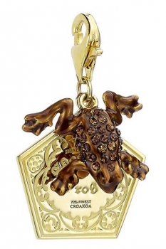 Harry Potter x Swarovski Anhänger Schokofrosch (vergoldet)