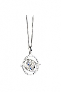 Harry Potter x Swarovski Halskette & Anhänger Zeitumkehrer (Sterling Silber)