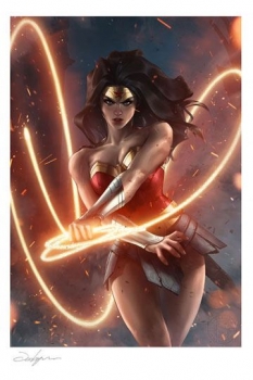 DC Comics Kunstdruck Wonder Woman 46 x 61 cm - ungerahmt   Weltweit limitiert auf 375 Stück!