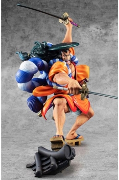 One Piece Portrait Of Pirates PVC Statue Warriors Alliance Oden Koduki 21 cm