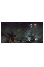 Cthulhu Kunstdruck Cthulhu II by Richard Luong 46 x 84 cm - ungerahmt Weltweit limitiert auf 350 Stück!