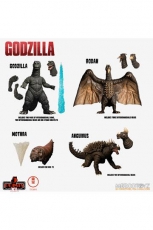 Godzilla: Frankenstein und die Monster aus dem All 5 Points XL Actionfiguren Deluxe Box Set Round 1