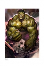 Marvel Kunstdruck The Incredible Hulk 46 x 61 cm - ungerahmt Weltweit limitiert auf 375 Stück!