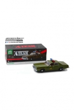 A-Team Diecast Modell 1/18 1977 Plymouth Fury U.S. Army Police Colonel Roderick Decker