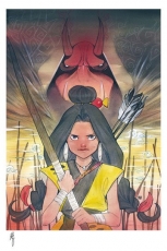 Marvel Comics Kunstdruck Demon Days: Moonstar & Red Hulk 46 x 61 cm - ungerahmt Weltweit limitiert auf 250 Stück!