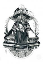 Peach Momoko Kunstdruck Miyagata Reikyuusha 41 x 51 cm - ungerahmt