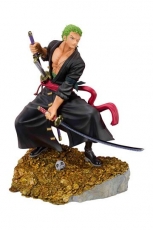 One Piece FiguartsZERO PVC Statue Roronoa Zoro by Eiichiro Oda WT100 Daikaizoku Hyakkei 17 cm