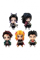 Demon Slayer: Kimetsu no Yaiba Sammelfiguren 5er-Pack Tanjiro & The Hashira Mascot Set A 5 cm