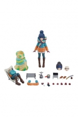 Laid-Back Camp Figma Actionfigur Rin Shima DX Edition 13 cm