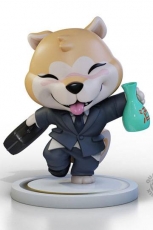 Shiba Inu Collection Qrew Art Premium Vinyl Figur Salaryman 10 cm