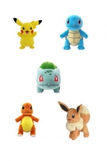 Pokémon Plüschfiguren 30 cm Wave 5 Sortiment  5 Stück