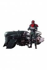 Final Fantasy VII Remake Play Arts Kai Actionfigur & Fahrzeug Shinra Elite Security Officer & Bike