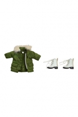 Original Character Zubehör-Set für Nendoroid Doll Actionfiguren Warm Clothing Set: Boots & Mod Coat (Khaki Green)