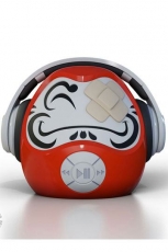 DJ Daruma Chu! Collection Qrew Art Premium Vinyl Figur 15 cm