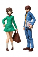 Mobile Suit Gundam G.M.G. Actionfiguren 2er-Pack Earth Federation 07 Amuro Ray & Frau Bow 10 cm