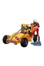 Mobile Suit Gundam G.M.G. Actionfiguren mit Fahrzeug Earth Federation 08V-SP General Soldier & Buggy 10 cm