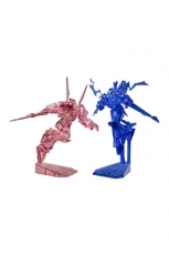 Blue Comet SPT Layzner Plastic Model Kits PLAMAX MF-74 minimum factory Layzner & Zakaal: V-MAX Color Ver. 7 cm