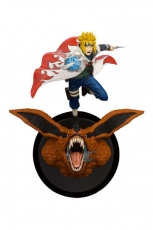 Naruto Shippuden PVC Statue 1/8 Minato Namikaze Vs Nine Tailed Fox 41 cm Weltweit auf 2000 Stück limitiert.