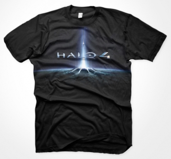 Halo 4 T-Shirt Black Cover Logo