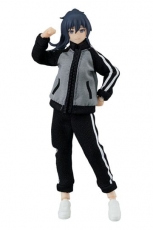 Original Character Figma Actionfigur Female Body (Makoto) with Tracksuit + Tracksuit Skirt Outfit 13 cm