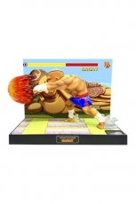 Street Fighter PVC Statue mit Sound & Leuchtfunktion Sagat 17 cm