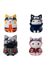 Naruto Shippuden Mega Cat Project Sammelfiguren Nyaruto! Reboot Team 7 Special Set 10 cm
